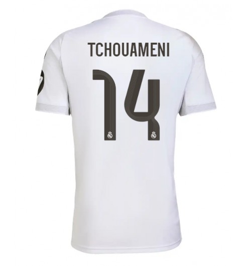 Real Madrid Aurelien Tchouameni #14 Hjemmedrakt 2025-26 Korte ermer Real Madrid Aurelien Tchouameni #14 Hjemmedrakt 2025-26 Korte ermer